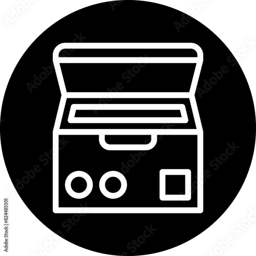 Vector Design Deep Freezer Icon Style