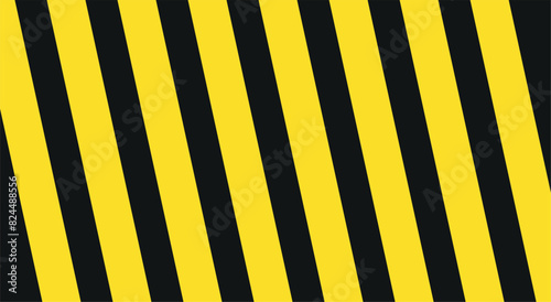 yellow black white red color road lane vector icon warning sign, vector icon