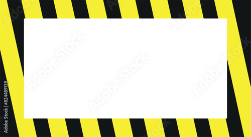 yellow black white red color road lane vector icon warning sign, vector icon