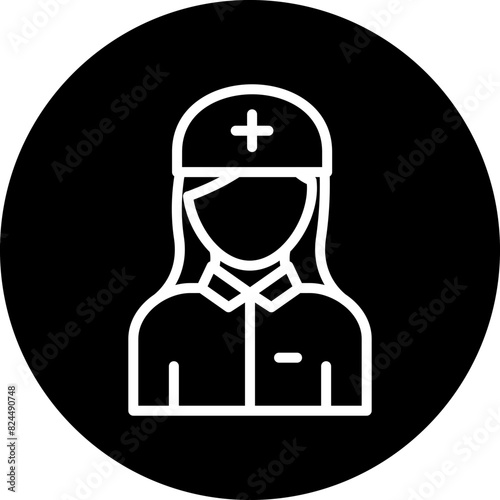 Vector Design Nurse Icon Style