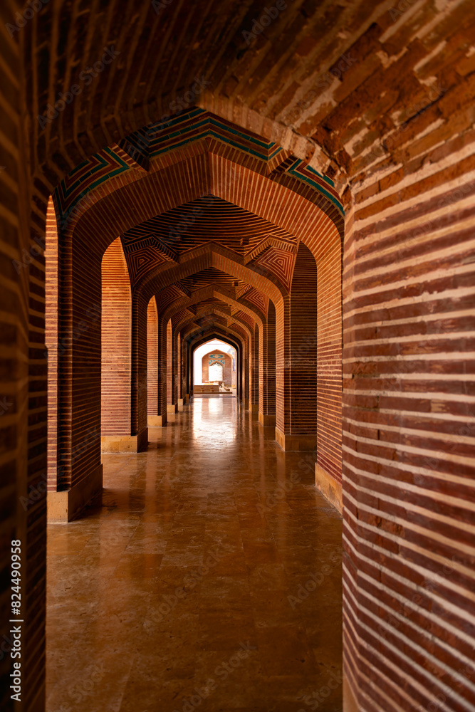 Obraz premium Shah Jahan Masjid Thatta is a vintage mosque built in 17 century