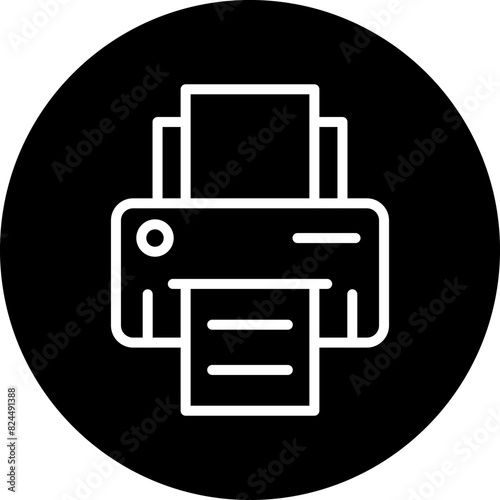 Vector Design Printer Icon Style