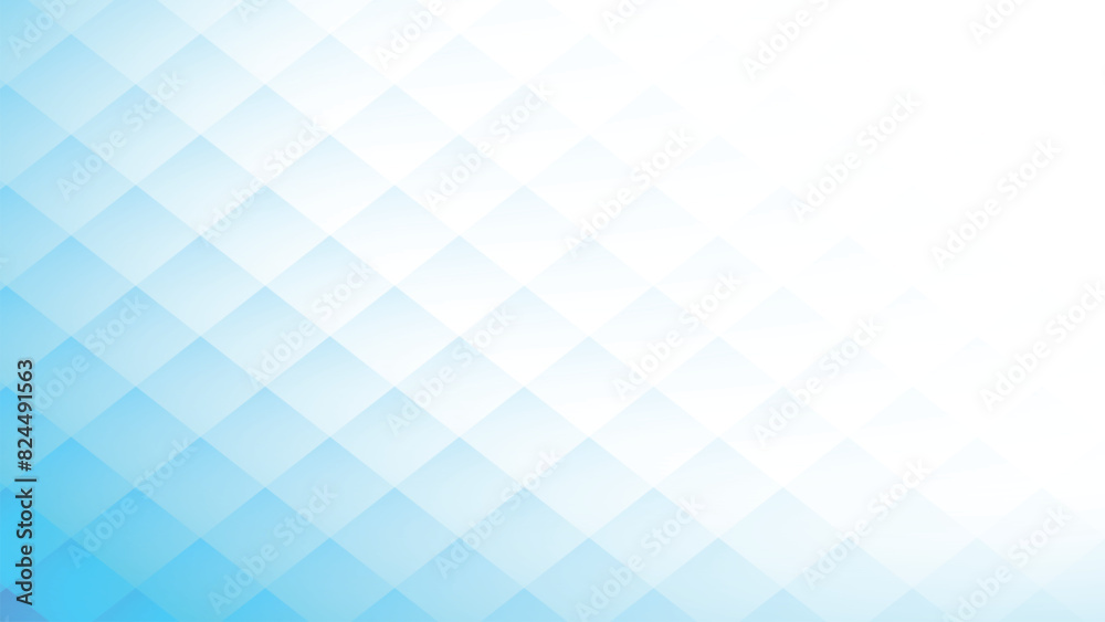 Blue diamond pattern vector abstract background