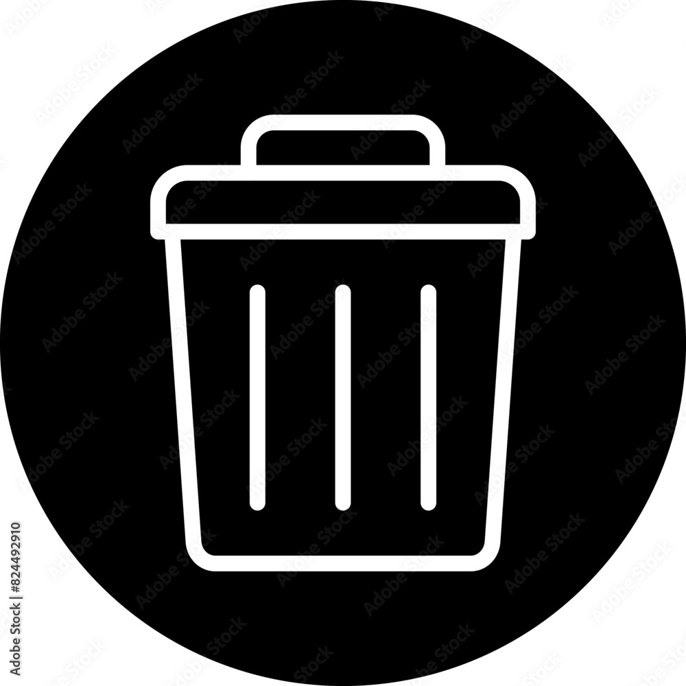 Vector Design Trash Can Icon Style Vector Design Trash Can Icon Style