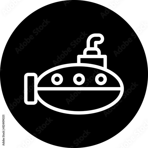 Vector Design Submarine Icon Style
