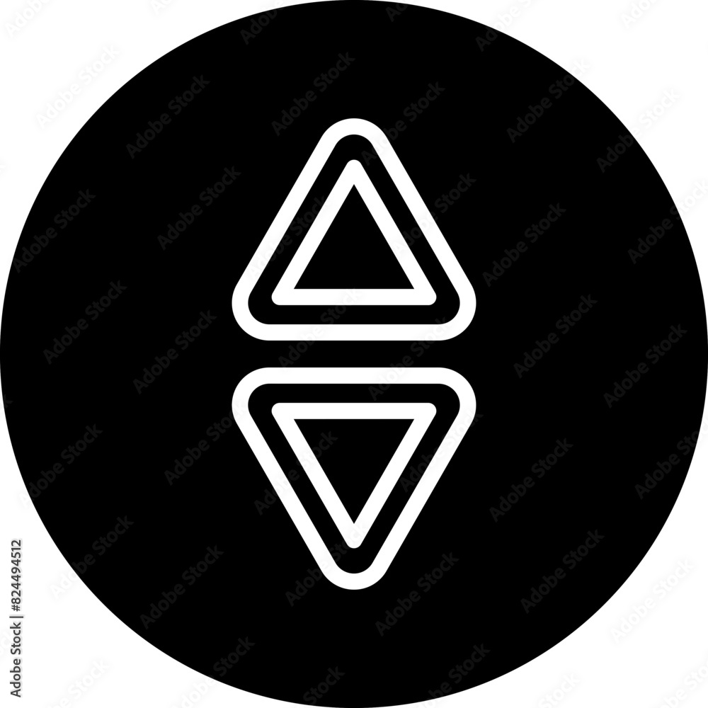 Vector Design Up Down Icon Style Vector Design Up Down Icon Style