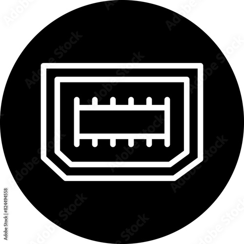 Vector Design Hdmi Port Icon Style