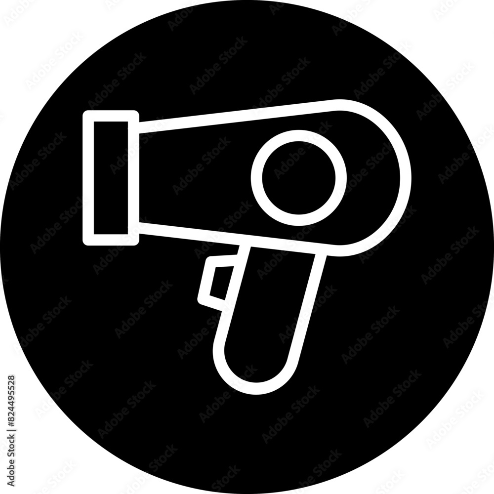 Vector Design Hairdryer Icon Style Vector Design Hairdryer Icon Style