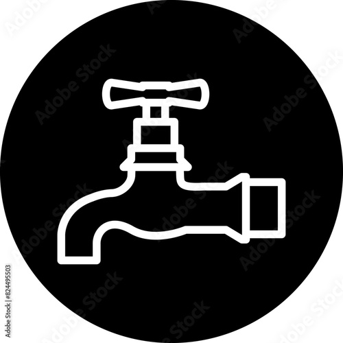 Vector Design Water Tap Icon Style