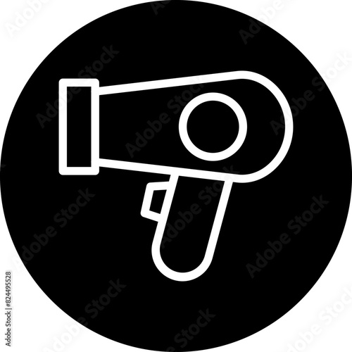 Vector Design Hairdryer Icon Style