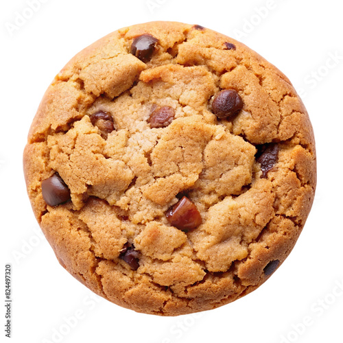Wallpaper Mural A chocolate chip cookie with a bite taken on transparent background Torontodigital.ca