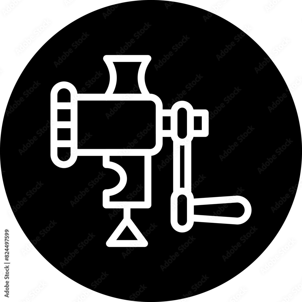 Vector Design Meat Grinder Icon Style