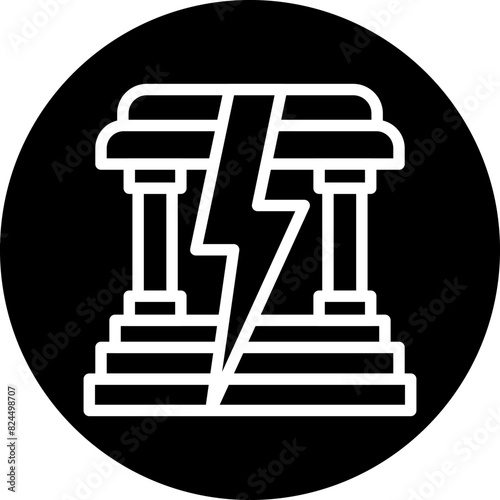 Vector Design Bankrupt Icon Style