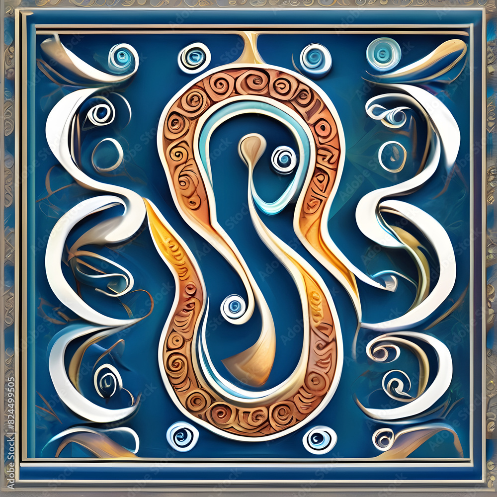 Background Soft ฺBlue Pastel : ancient Thai kanok pattern Background Soft ฺBlue Pastel : ancient Thai kanok pattern