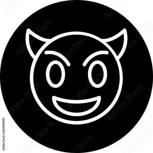 Vector Design Devil Icon Style