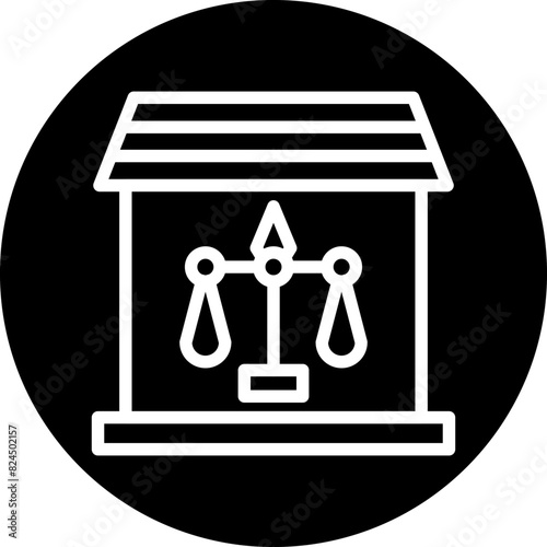 Vector Design Property Law Icon Style