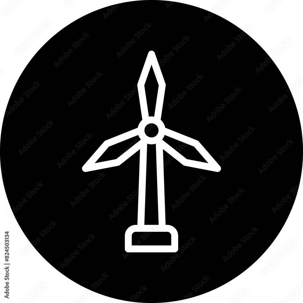 Vector Design Windmill Icon Style Vector Design Windmill Icon Style