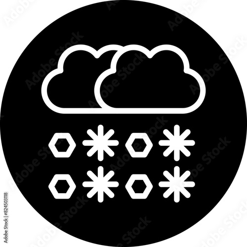 Vector Design Hail Icon Style