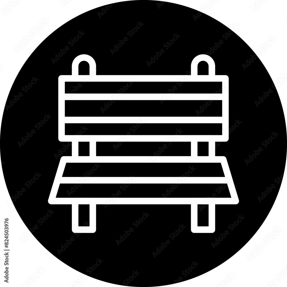 Vector Design Bench Icon Style Vector Design Bench Icon Style