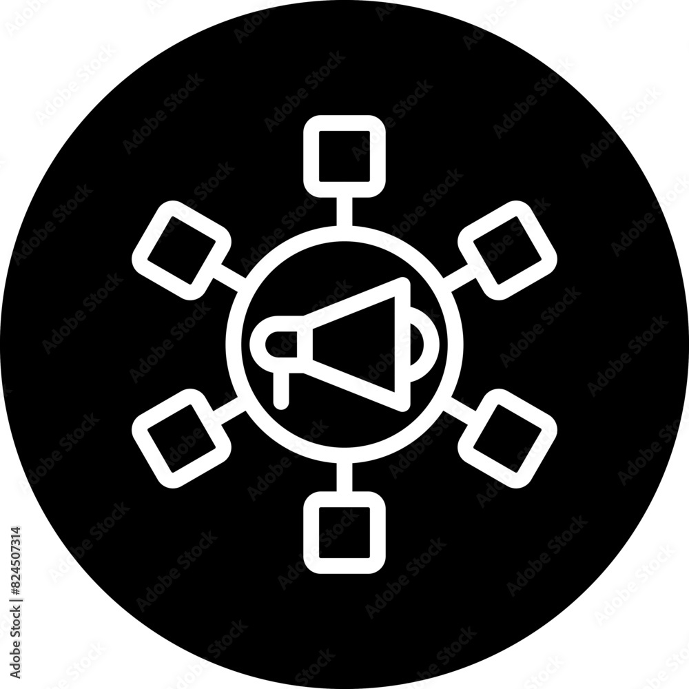 Vector Design Viral Marketing Icon Style Vector Design Viral Marketing Icon Style
