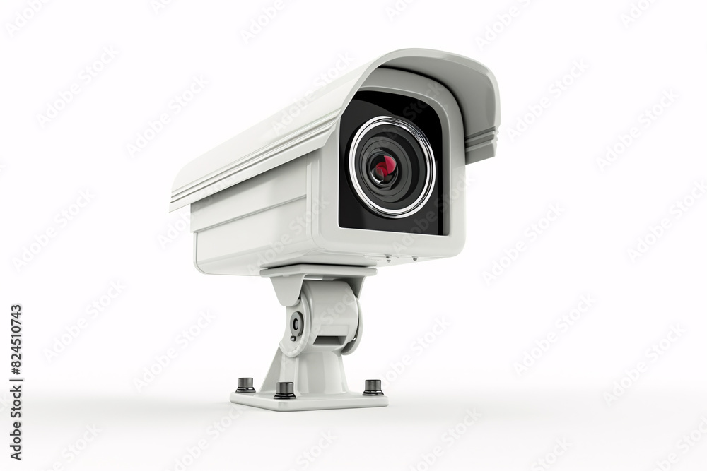 a white camera with a black lens a white camera with a black lens