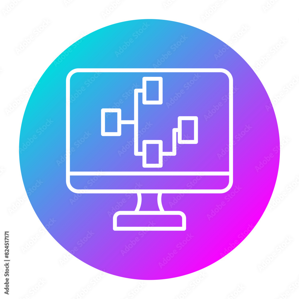 Visual Programming vector icon. Can be used for No Code iconset. Visual Programming vector icon. Can be used for No Code iconset.