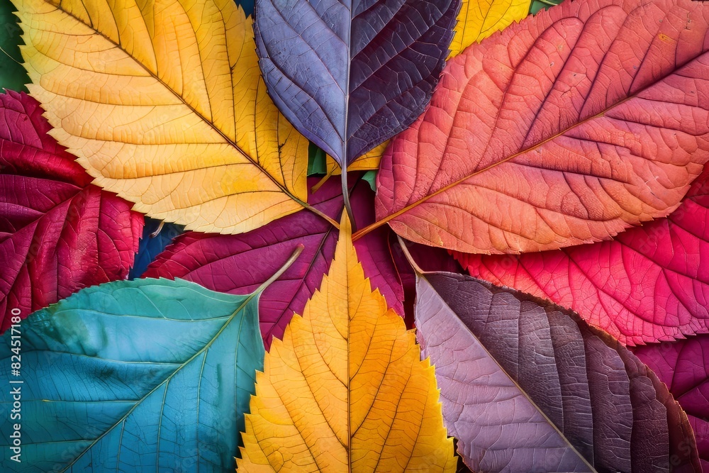 Vibrant Autumn Leaves Creating a Kaleidoscope of Natural Beauty and Life Cycles. Vibrant Autumn Leaves Creating a Kaleidoscope of Natural Beauty and Life Cycles.