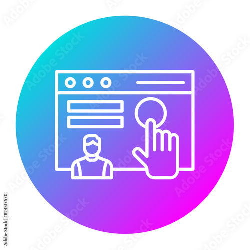 User Interface vector icon. Can be used for No Code iconset.