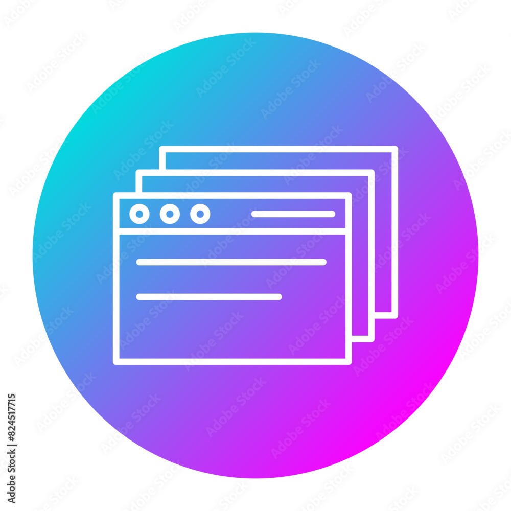 App Template vector icon. Can be used for No Code iconset. App Template vector icon. Can be used for No Code iconset.