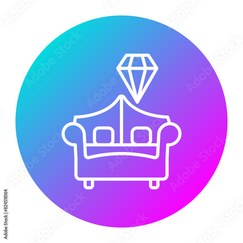 Luxury vector icon. Can be used for Comfort iconset.