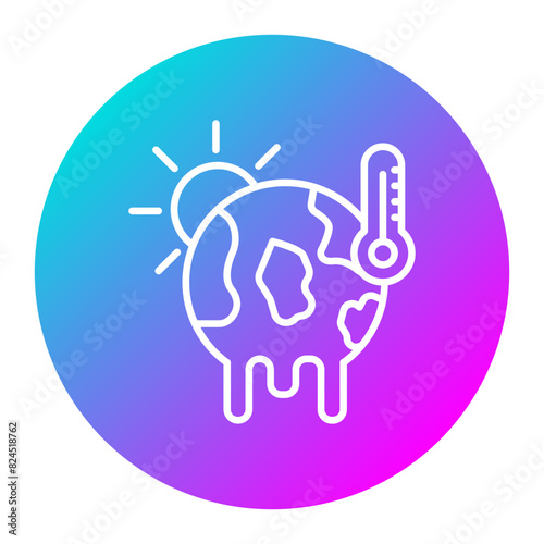 Warm vector icon. Can be used for Comfort iconset.
