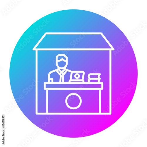 Work From Home vector icon. Can be used for Home Based Business iconset.