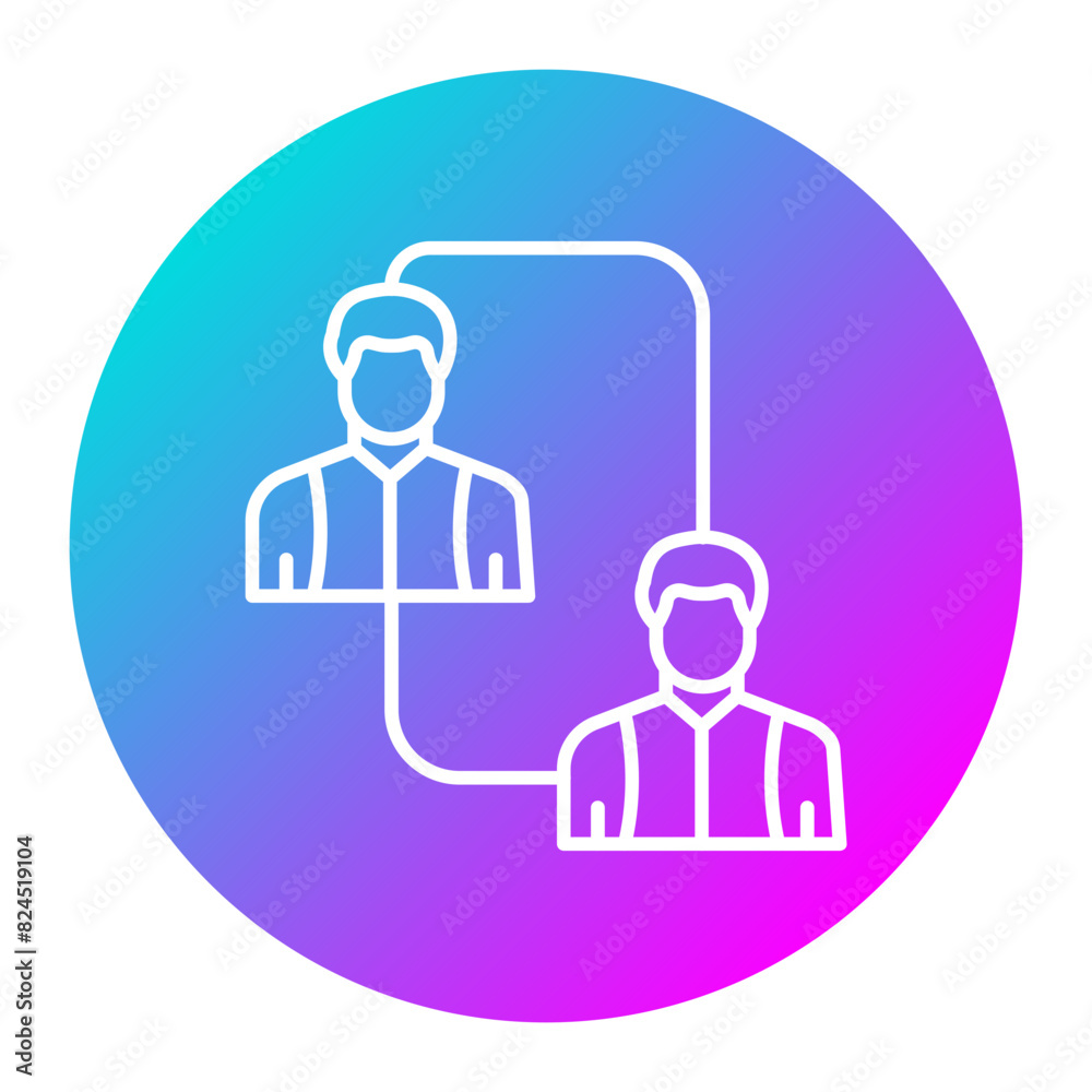 Referral vector icon. Can be used for Home Based Business iconset. Referral vector icon. Can be used for Home Based Business iconset.