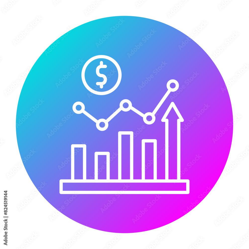 Growing a Business vector icon. Can be used for Home Based Business iconset. Growing a Business vector icon. Can be used for Home Based Business iconset.