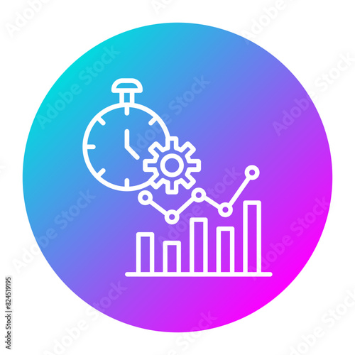 Productivity vector icon. Can be used for Home Based Business iconset.