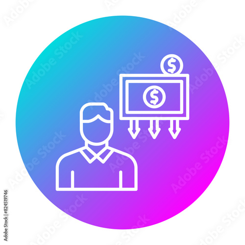 Low Overhead vector icon. Can be used for Home Based Business iconset.