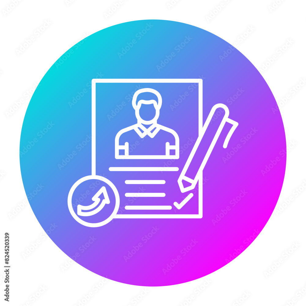 Job Reference vector icon. Can be used for Job Search iconset. Job Reference vector icon. Can be used for Job Search iconset.