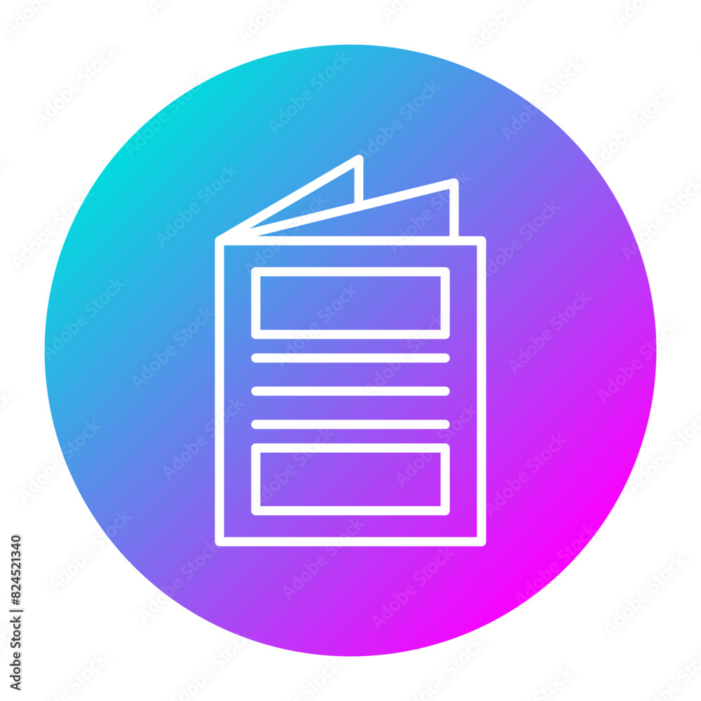 Brochure vector icon. Can be used for Travel Agency iconset. Brochure vector icon. Can be used for Travel Agency iconset.