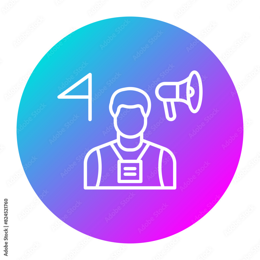 Tour Manager vector icon. Can be used for Travel Agency iconset. Tour Manager vector icon. Can be used for Travel Agency iconset.
