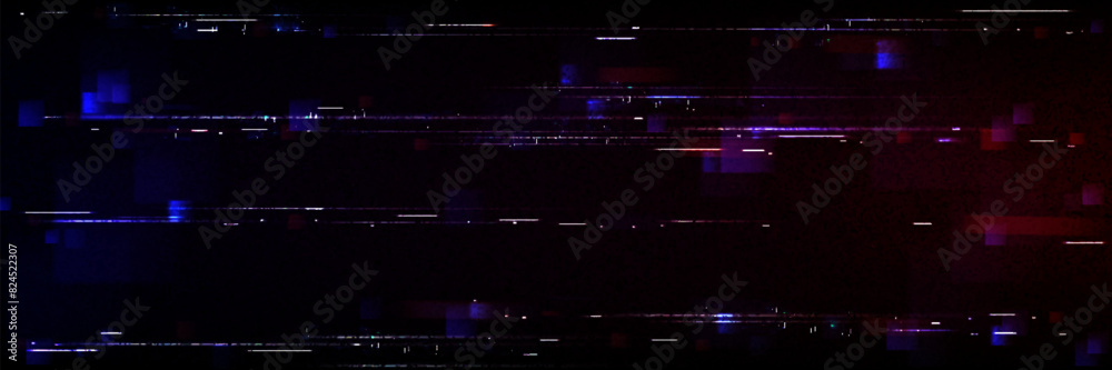 Glitch game effect tv screen with pixel texture background. Vhs digital ...