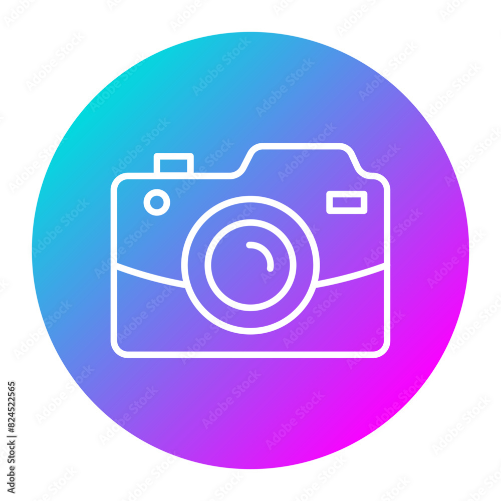 Camera vector icon. Can be used for Communication and Media iconset. Camera vector icon. Can be used for Communication and Media iconset.
