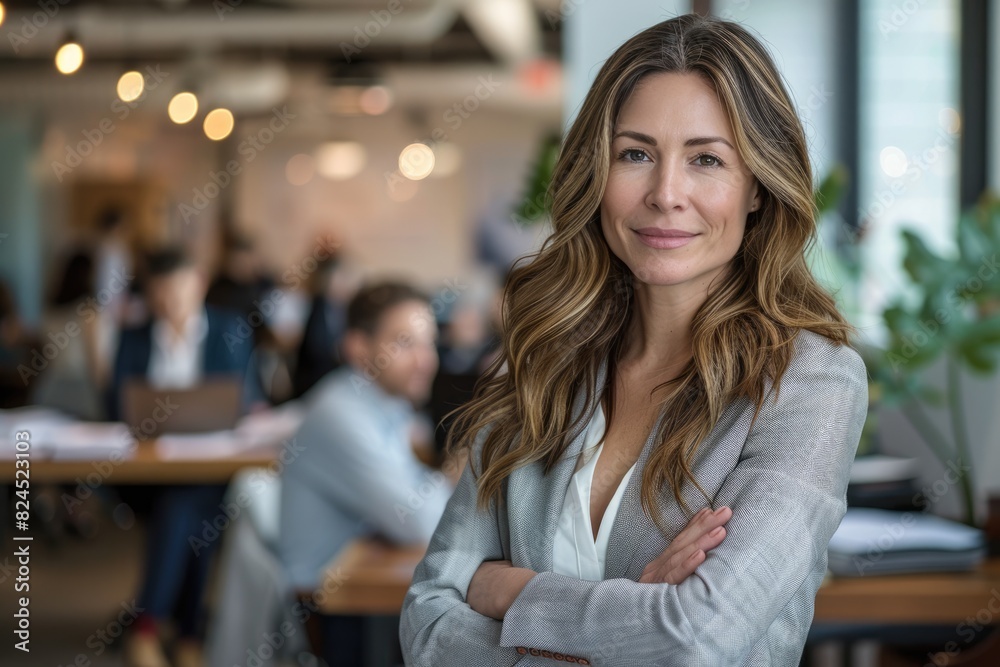 Obraz premium Young business women