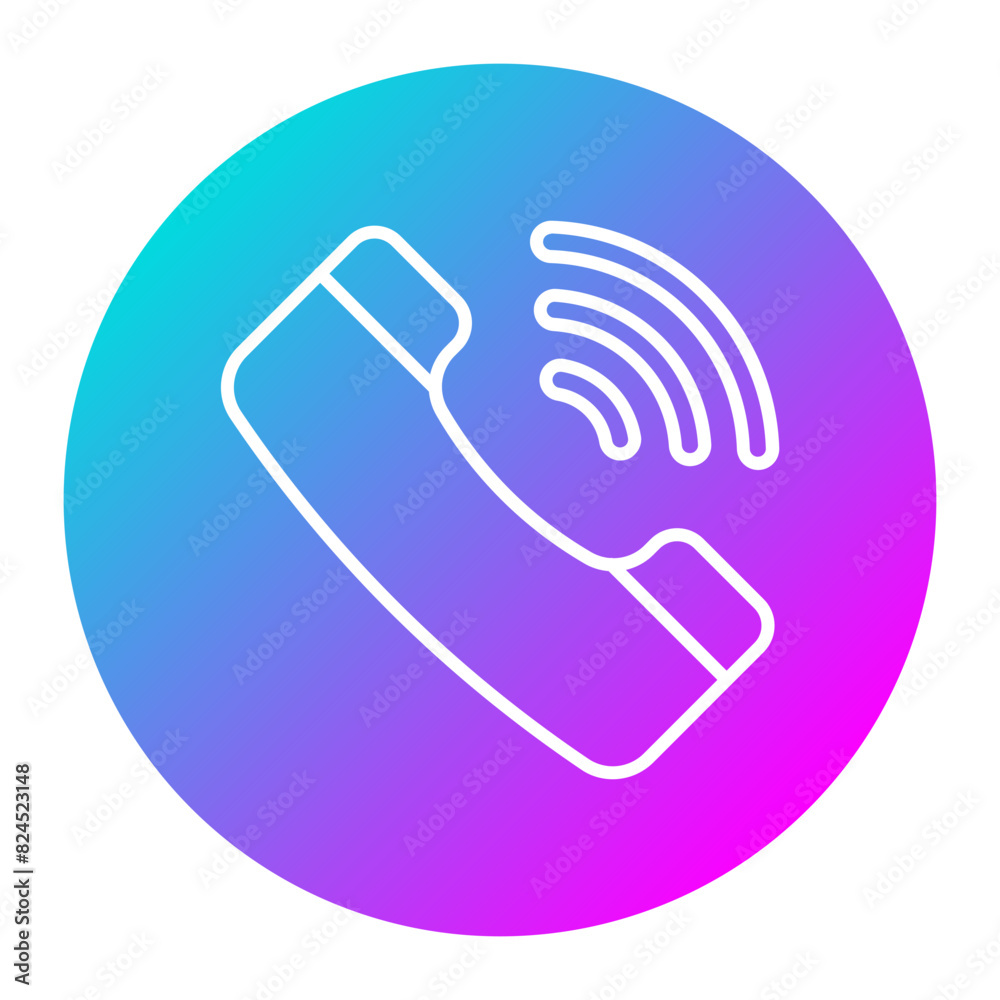 Phone Call vector icon. Can be used for Communication and Media iconset. Phone Call vector icon. Can be used for Communication and Media iconset.