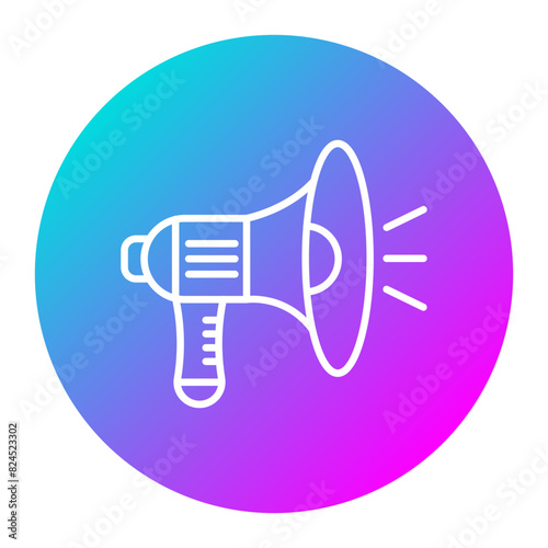 Speaker vector icon. Can be used for Communication and Media iconset.