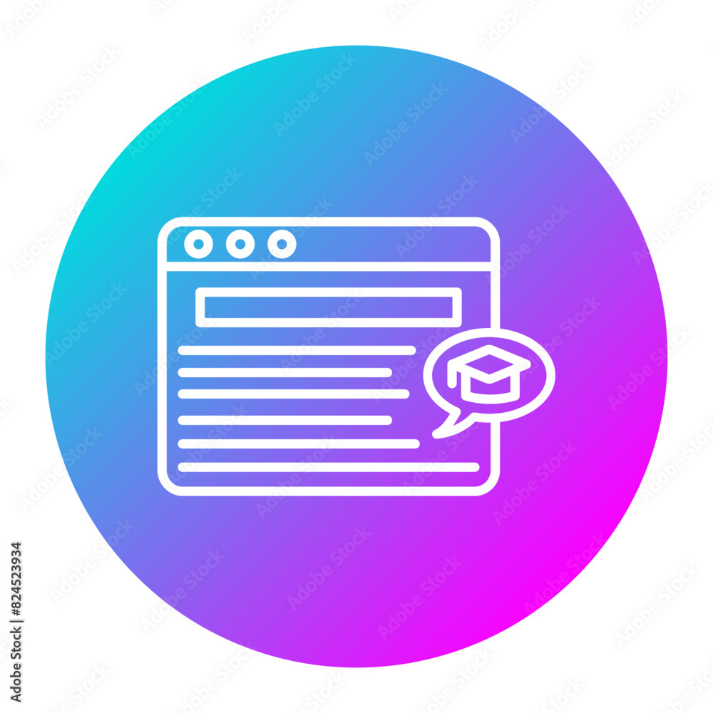 Education Forum vector icon. Can be used for Online Education iconset. Education Forum vector icon. Can be used for Online Education iconset.