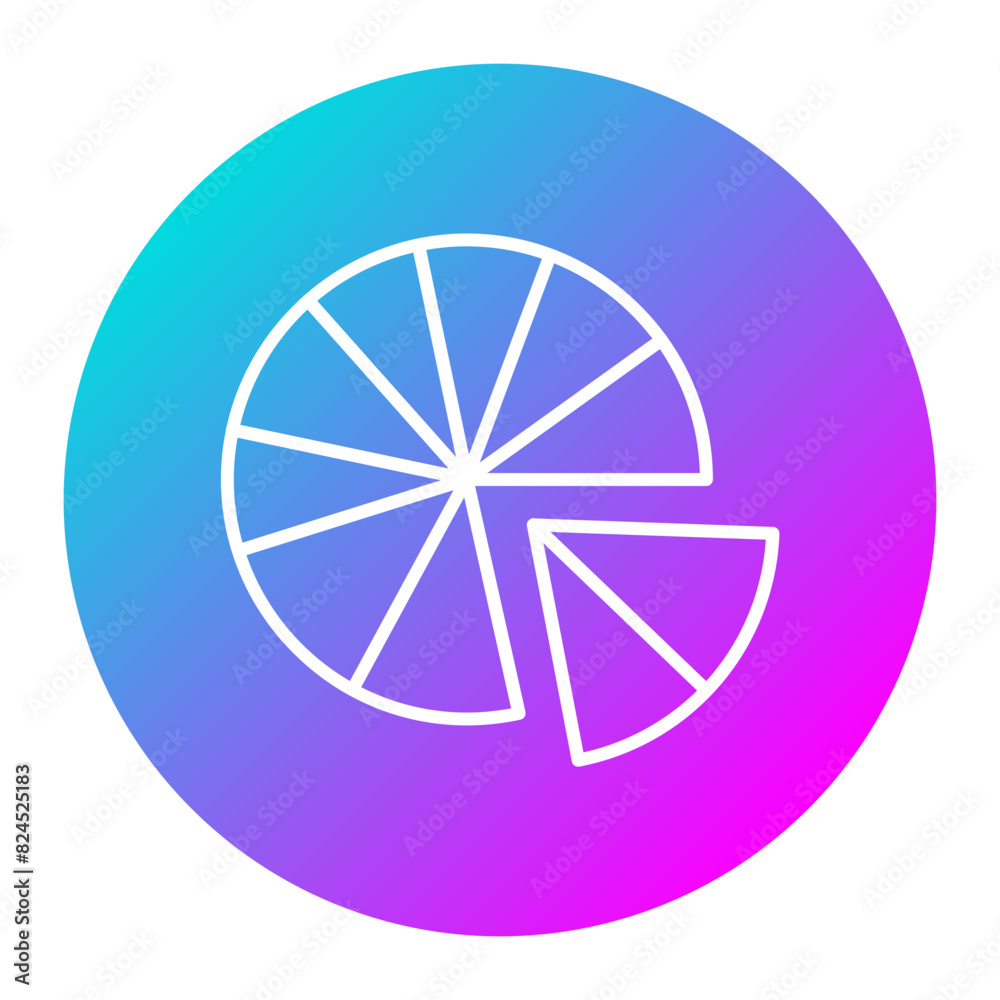 Pie Chart vector icon. Can be used for Customer Feedback iconset. Pie Chart vector icon. Can be used for Customer Feedback iconset.