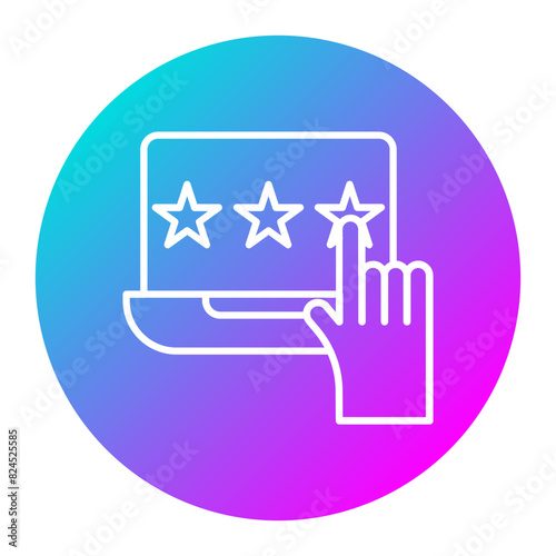Top Rated vector icon. Can be used for Customer Feedback iconset.