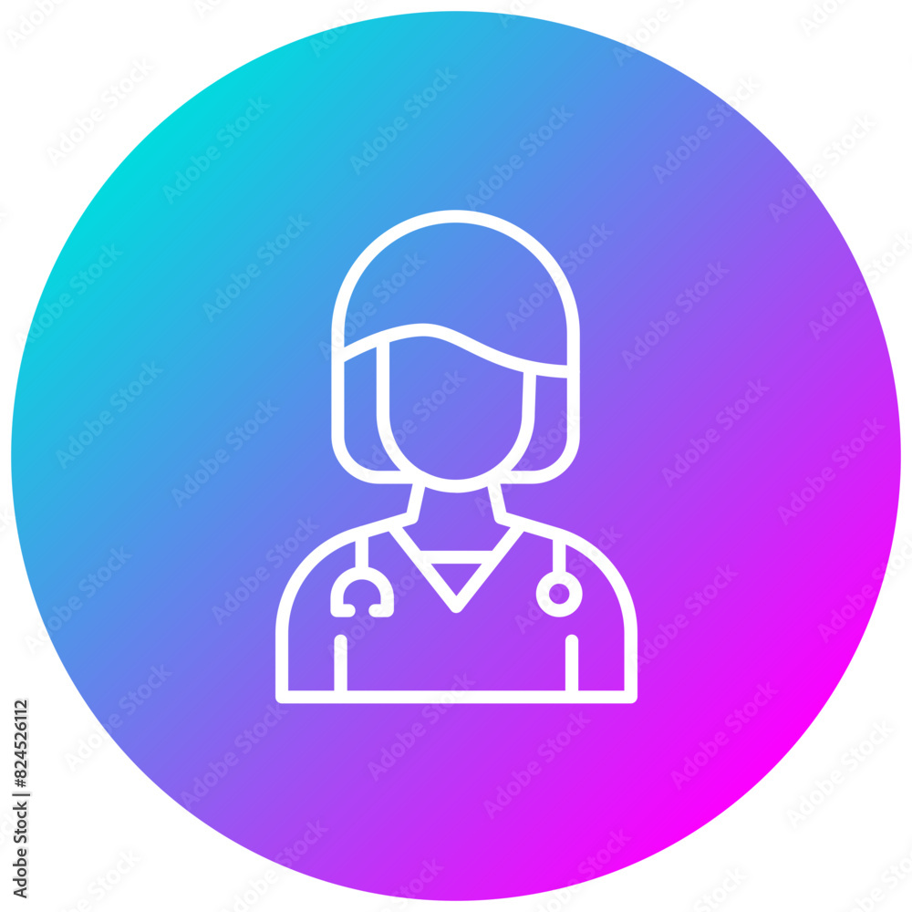 Doctor vector icon. Can be used for Women iconset. Doctor vector icon. Can be used for Women iconset.