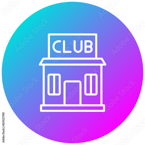 Club vector icon. Can be used for Instrument iconset.