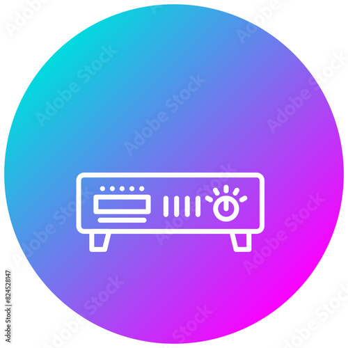 Amplifier vector icon. Can be used for Instrument iconset.